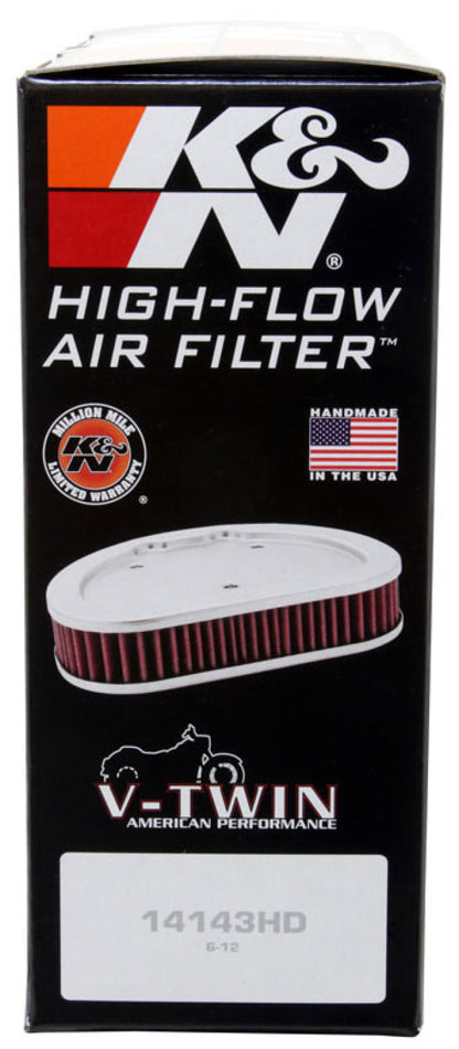 K&N 12-16 Harley Davidson XL 883/1200 Drop In Air Filter HD-1212