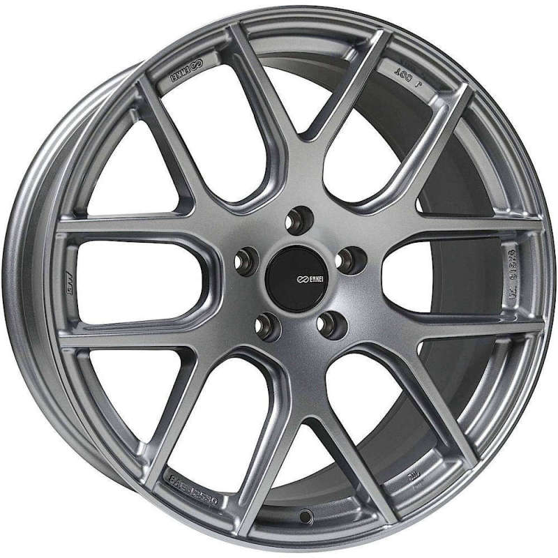 Enkei XM-6 17x7.5 5x100 45mm Offset 72.6mm Bore Storm Gray Wheel 531-775-8045GR