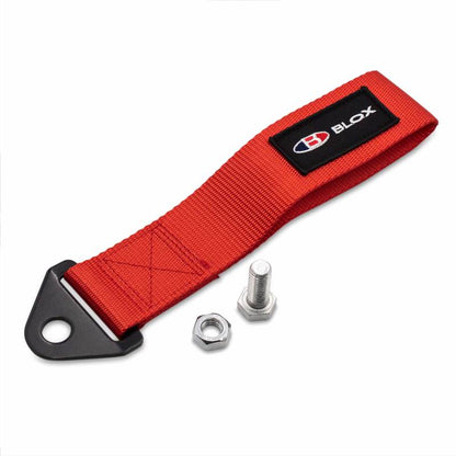 BLOX Racing Universal Tow Strap With BLOX Logo - Red BXAP-00034-RD