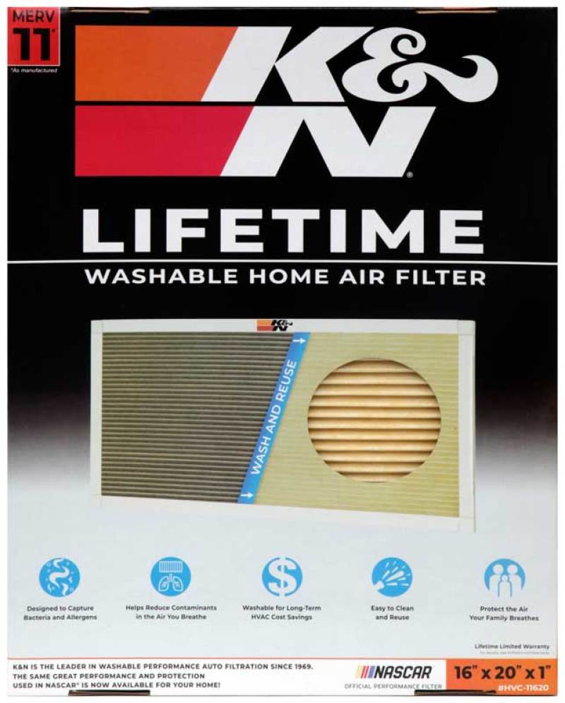 K&N HVAC Filter - 16 x 20 x 1 HVC-11620