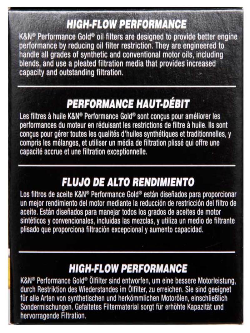 K&N Performance Oil Filter for 07-15 Mini Cooper L4-1.6L HP-7024