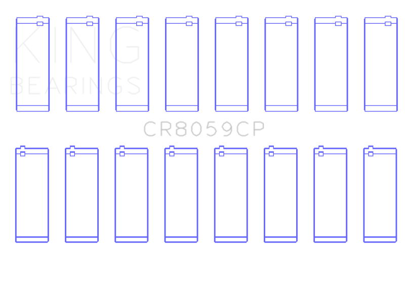 King CP-Series Rod Bearings CR8059CP