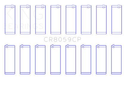 King CP-Series Rod Bearings CR8059CP