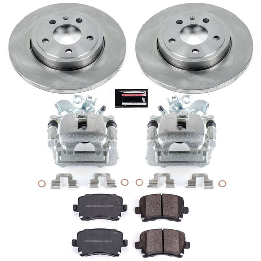 Power Stop Z17 Evolution Plus Stock Replacement Brake Kits with Calipers KCOE4624