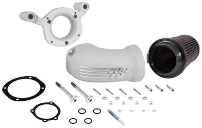 K&N 08-17 Harley-Davidson Touring Models Performance Air Intake System - Silver 63-1134S