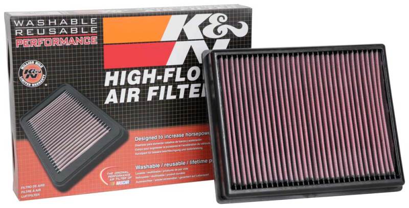 K&N 17-19 Ssanyong Rexton L4-2.2L DSL Replacement Drop In Air Filter 33-3135
