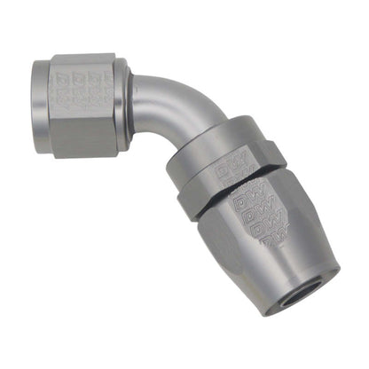 DeatschWerks 10AN Female Swivel 60-Degree Hose End CPE - Anodized Titanium 6-02-0825