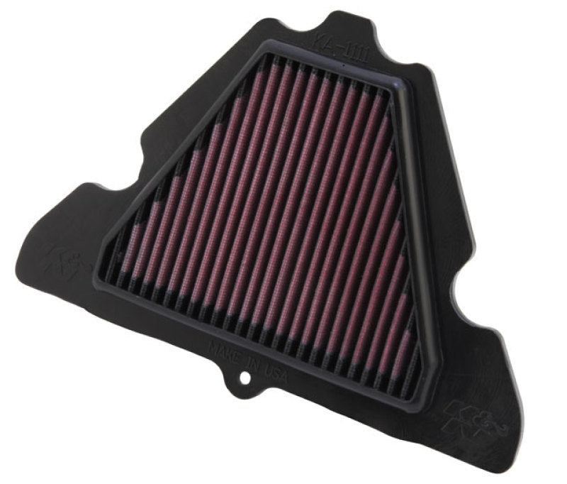 K&N 11-13 Kawasaki Z1000 1000/ ZX1000 Ninja / 11-12 Z1000 SX / 12 Versys 1000 Replacement Air Filter KA-1111