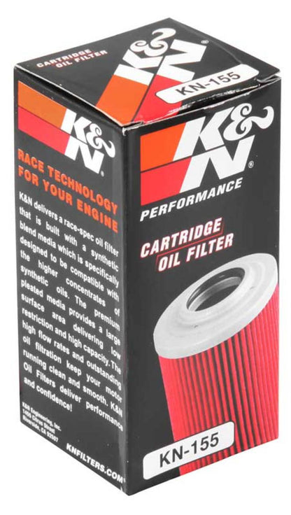 K&N KTM / Husaberg / Betamotor / Polaris 1.625in OD x 0.438in ID x 2.719in H Oil Filter KN-155