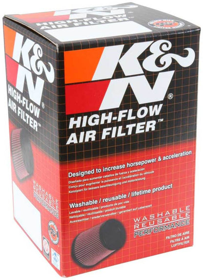 K&N Universal Rubber Filter 2.125in Flange ID 3.5in Base OD 3.5in Top OD 5in Height RB-0510