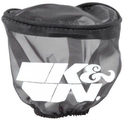 K&N Air Filter Wrap Black Oval Tapered 3.75in Base I/S Width x 2.5in Top I/S Width x 2.75in H RU-2780DK