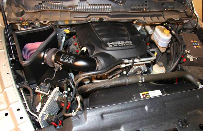 K&N 14-15 Ram 2500/3500 6.4L V8 High Flow Performance Intake Kit 77-1568KTK