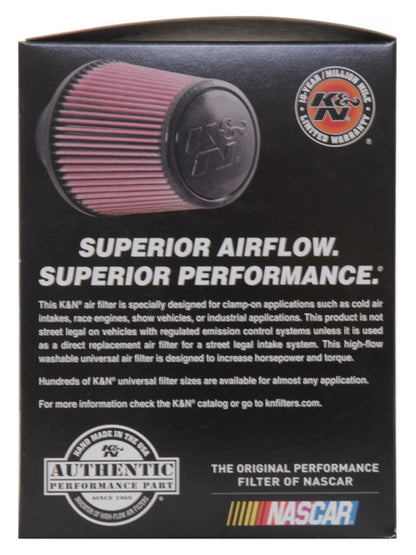 K&N Universal Air Filter (4in. Flange / 6in. Base OD / 4-5/8in. Top OD / 6in. Height) RE-0850