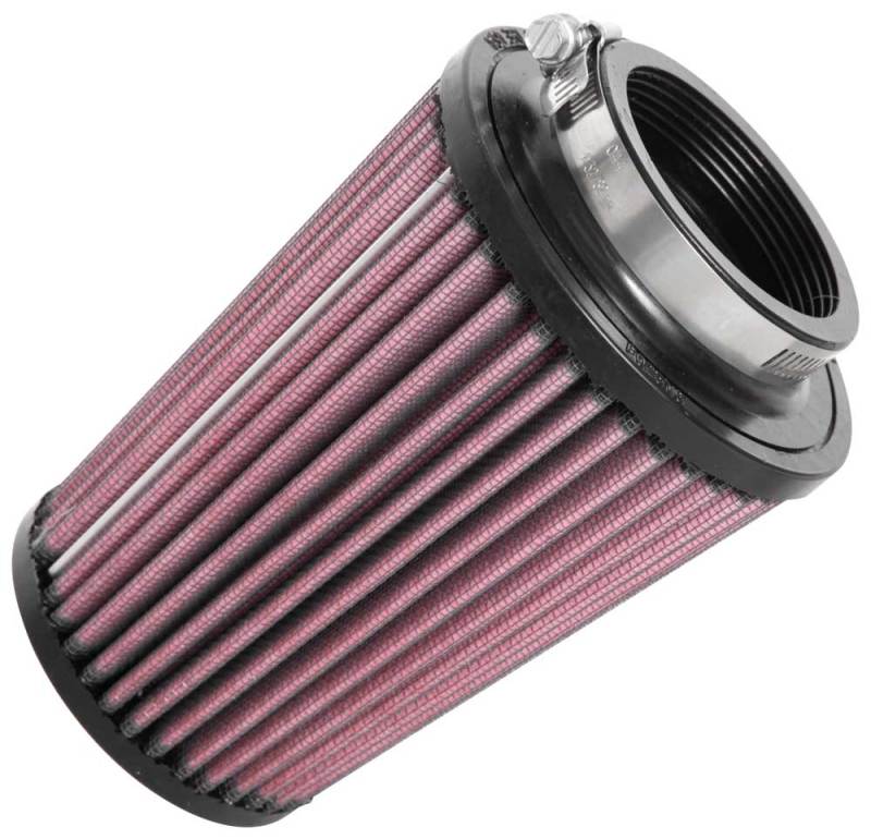 K&N Universal Rubber Filter 2-1/2in Flg / 4-1/2in OD B / 3-1/2in OD T / 6in H - Black Top RU-5062XD