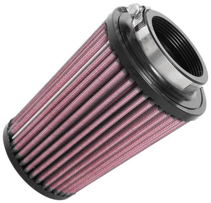 K&N Universal Rubber Filter 2-1/2in Flg / 4-1/2in OD B / 3-1/2in OD T / 6in H - Black Top RU-5062XD