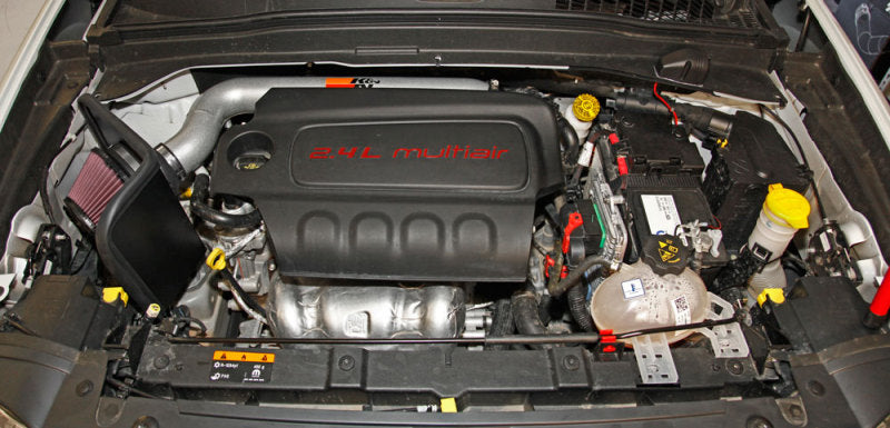 K&N 2015 Jeep Renegade L4-2.4L High Flow Performance Air Intake Kit 77-1565KS