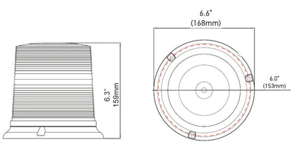 Hella StrobeType Beacon 2Wb H27117001