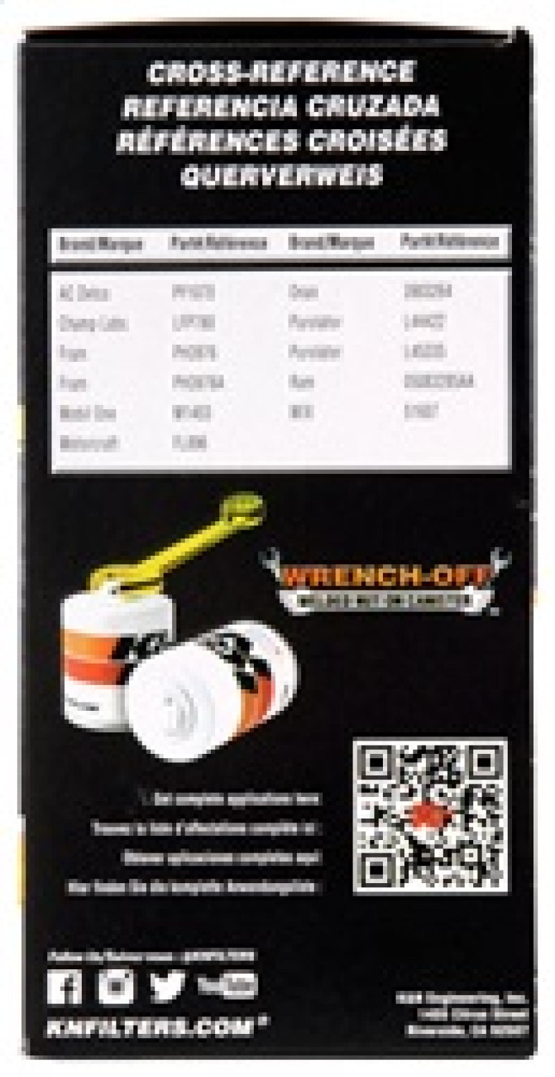 K&N Dodge Performance Gold Oil Filter HP-4003