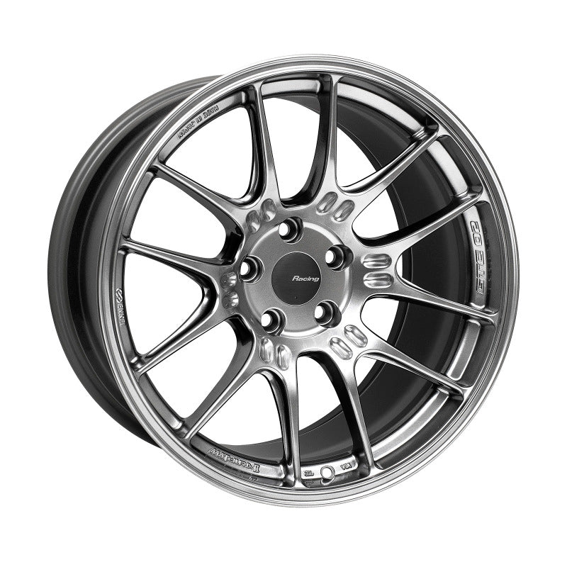 Enkei GTC02 18x10 5x112 32mm Offset 66.5mm Bore Hyper Silver Wheel 534-810-4432HS