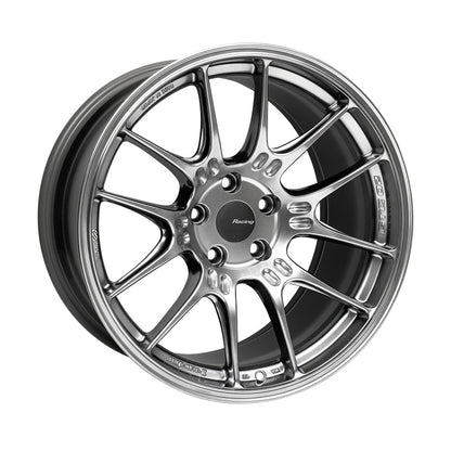 Enkei GTC02 18x10 5x112 32mm Offset 66.5mm Bore Hyper Silver Wheel 534-810-4432HS