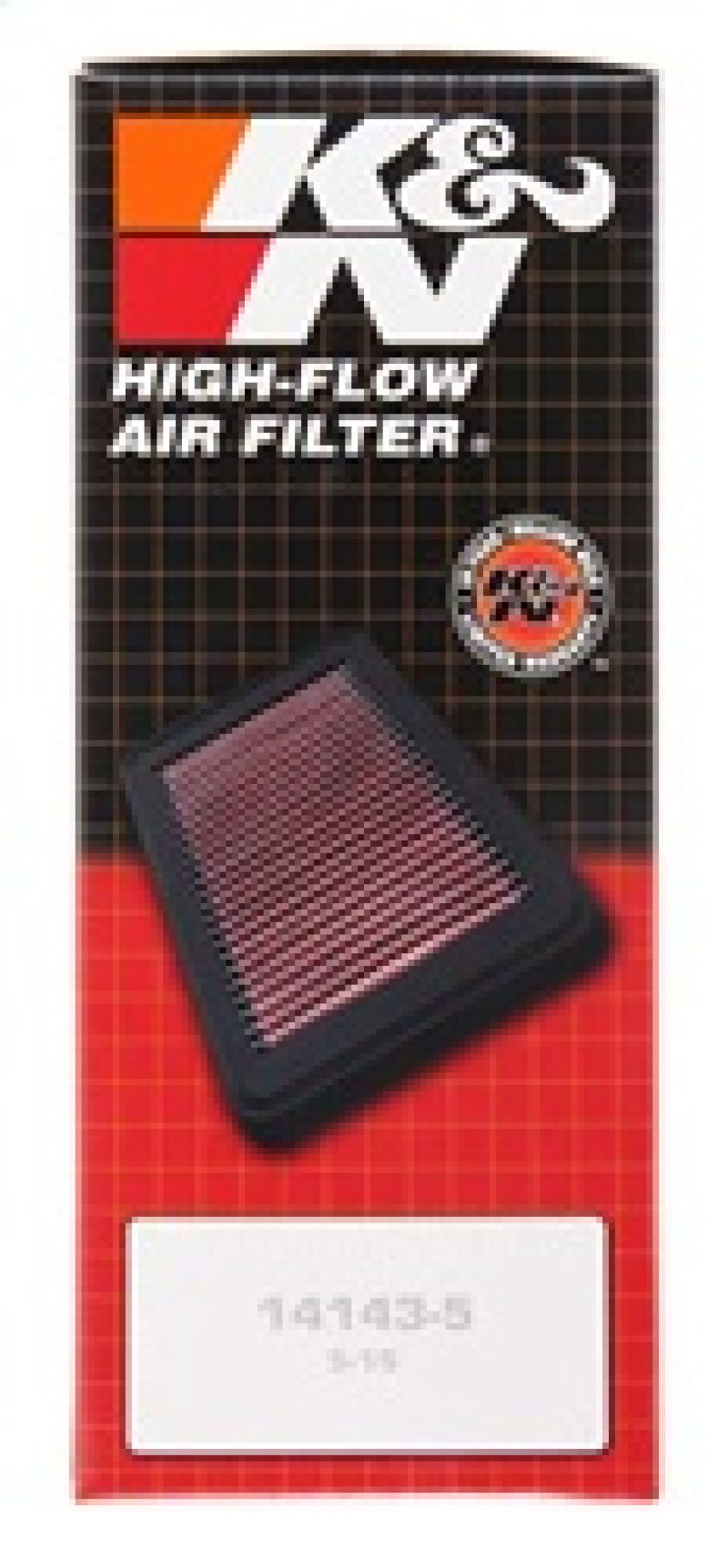 K&N Replacement Unique Panel Air Filter for 07-15 KTM 125/144/150/200/250/300/350/400/450/505/530 KT-4511XD