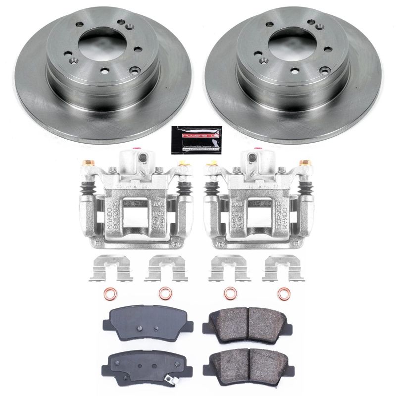 Power Stop Z17 Evolution Plus Stock Replacement Brake Kits with Calipers KCOE5381