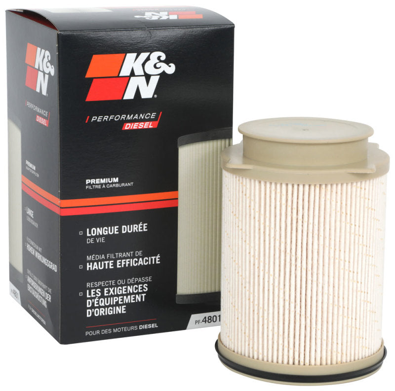 K&N 18-22 Dodge RAM 6.7L L6 Diesel Fuel Filter PF-4801
