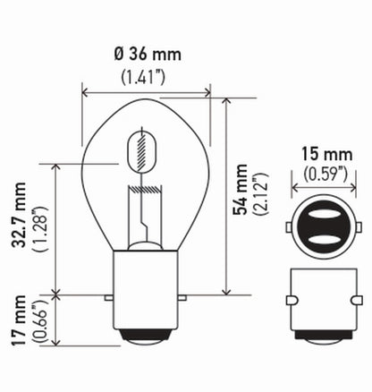 Hella Standard Series Light Bulbs 6235SB