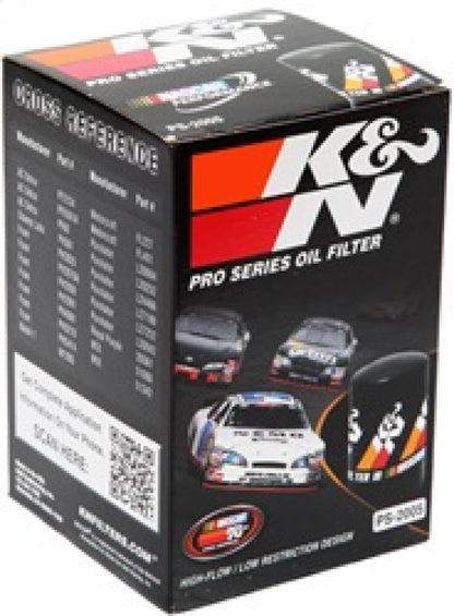 K&N Oil Filter for Nissan/Ford/Toyota/Audi/Chevy/Subary/VW/Porsche/BMW 3in OD x 5.063in H PS-2005