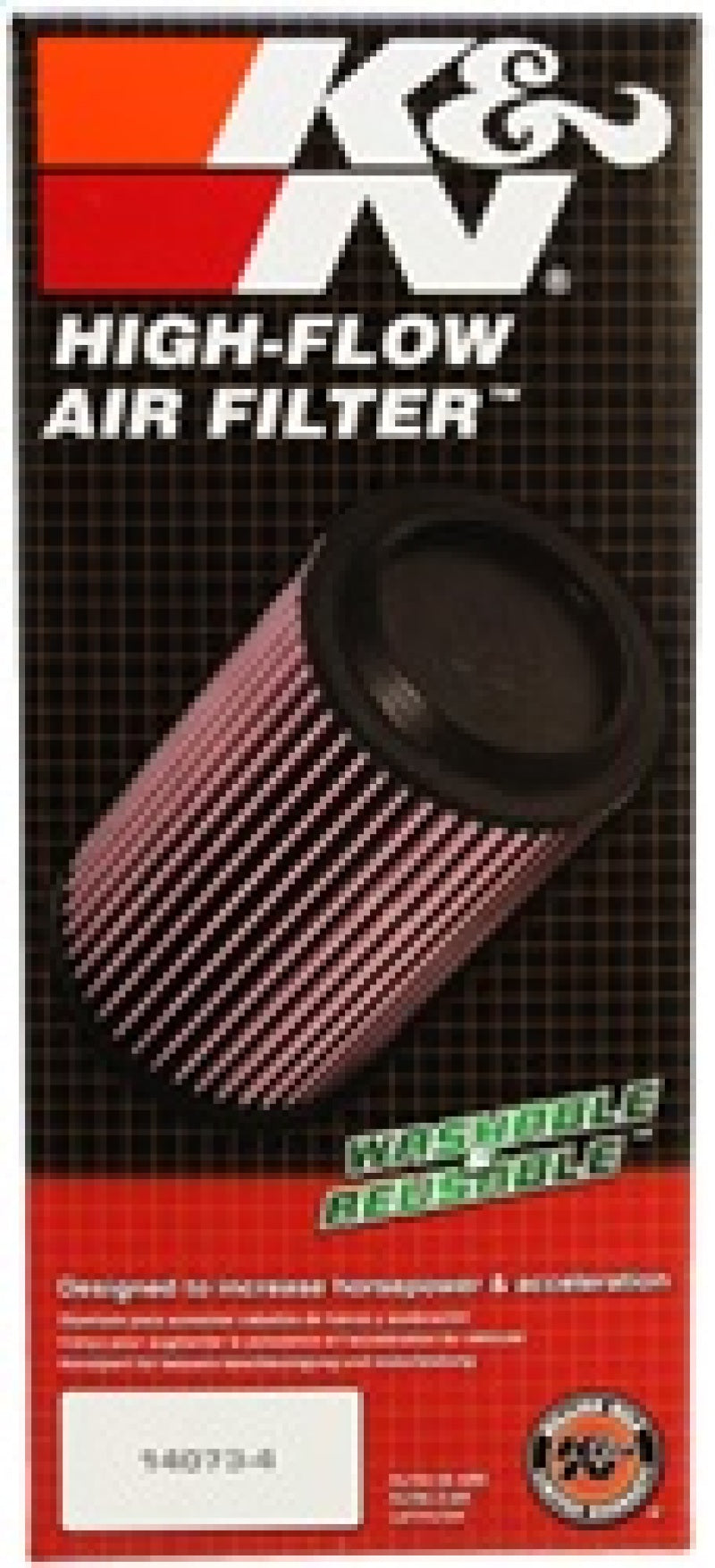 K&N 2015 Polaris RZR 900 Replacement Air Filter PL-8715