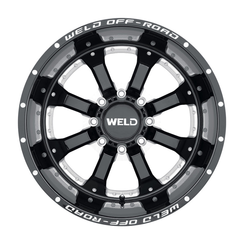 Weld Off-Road W125 20X9 Granada Six 6X139.7 ET00 BS5.00 Gloss Black MIL 106.1 W12509084500