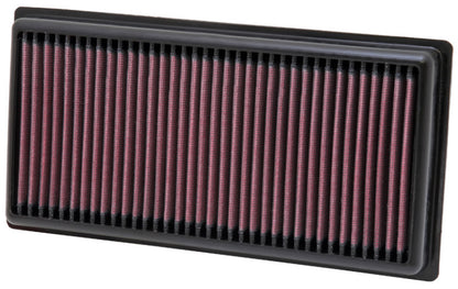 K&N Replacement Air FIlter 10-11 Fiat 500 0.9L L2 / 11 Lancia Ypsilon 0.9L L2 33-2981