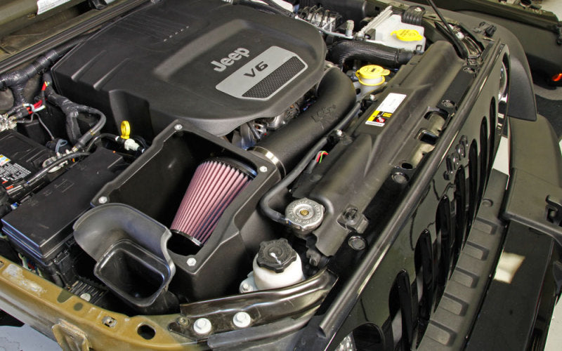 K&N 2012-2016 Jeep Wrangler V6 3.6L Aircharger Performance Intake 63-1573