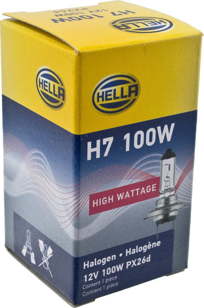 Hella High Wattage Bulb H7 12V 100W PX26d T4.6 H7 100W