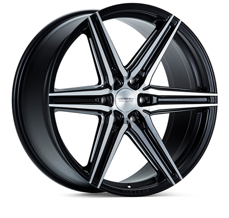 Vossen HF6-2 24x10 / 6x139.7 / ET25 / Deep Face / 106.1 - Brushed Matte Black HF62-4G41