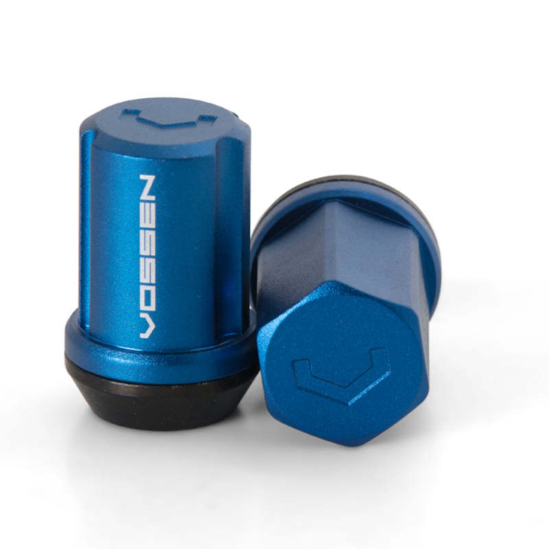 Vossen 35mm Lug Nut - 12x1.25 - 19mm Hex - Cone Seat - Blue (Set of 20) LUG-N1225-BL