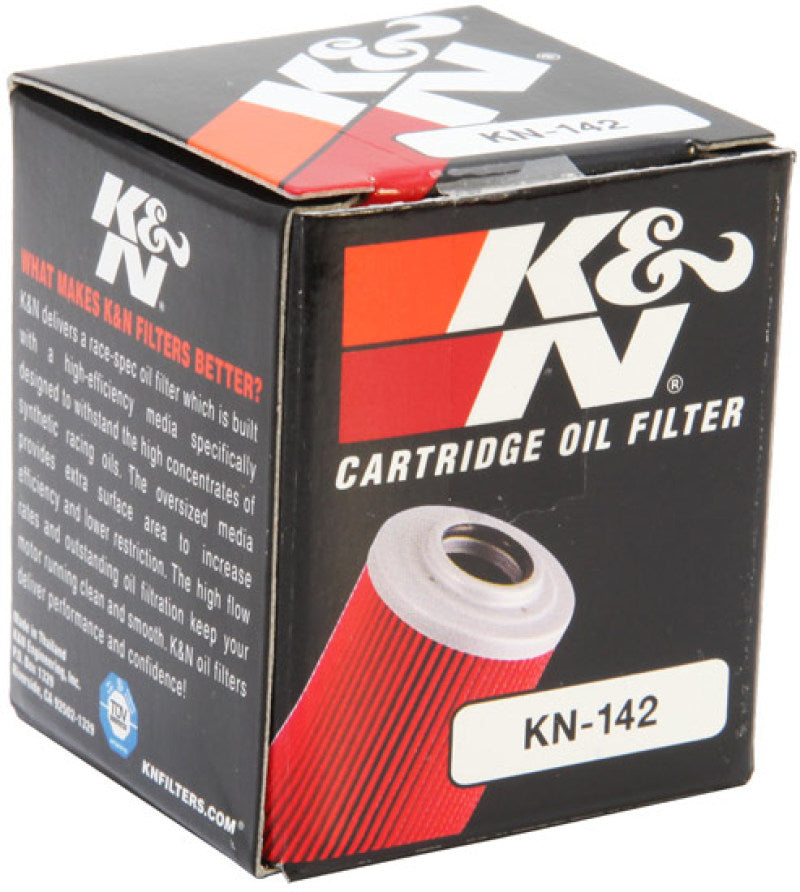 K&N Yamaha 1.5in OD x 1.844in H Oil Filter KN-142