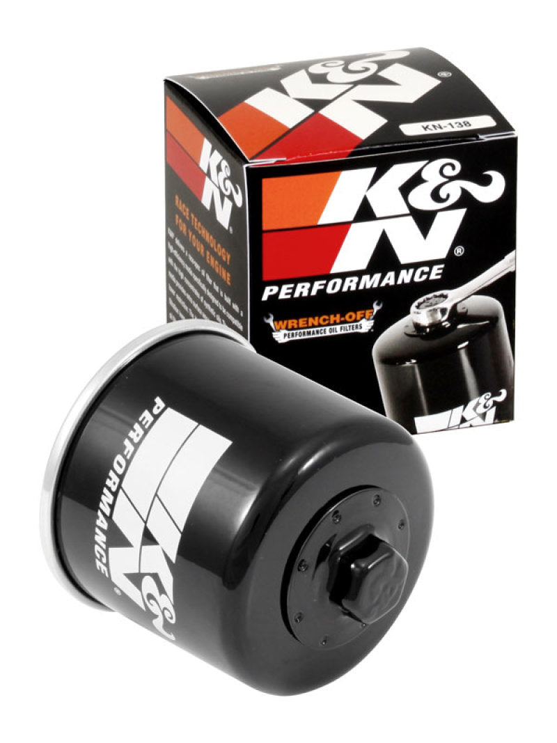K&N Suzuki / Arctic Cat / Cagiva / Kawasaki / Kymco / Aprilia 2.813in OD x 3.031in H Oil Filter KN-138
