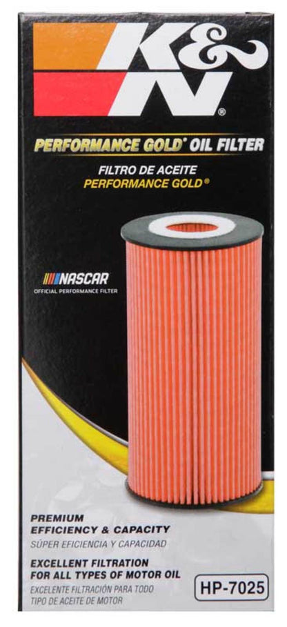 K&N Performance Oil Filter for 11-13 Chrysler 200/300 3.6L / 11-13 Dodge Durango 3.6L HP-7025