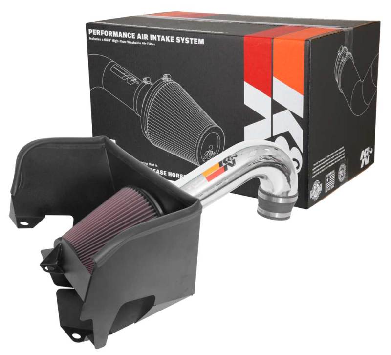K&N 2019 Dodge Ram 1500 5.7L V8 F/I High Flow Performance Kit 77-1578KP
