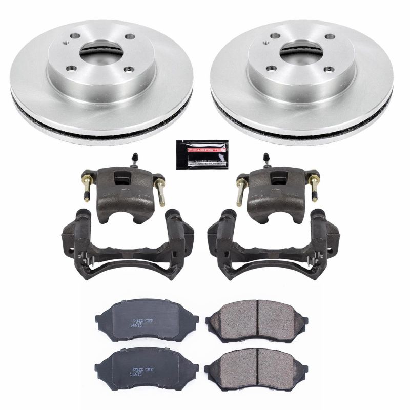 Power Stop Z17 Evolution Plus Stock Replacement Brake Kits with Calipers KCOE5202