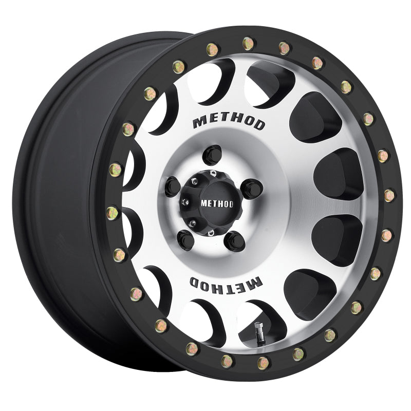 Method Race Wheels MR105 Beadlock Machined Face Wheels with Matte Black Lip MR10579050338B