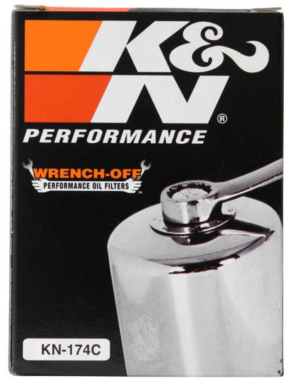 K&N Oil Filter 02-10 Harley Davidson VRSC 3in OD x 3.844in Height KN-174C