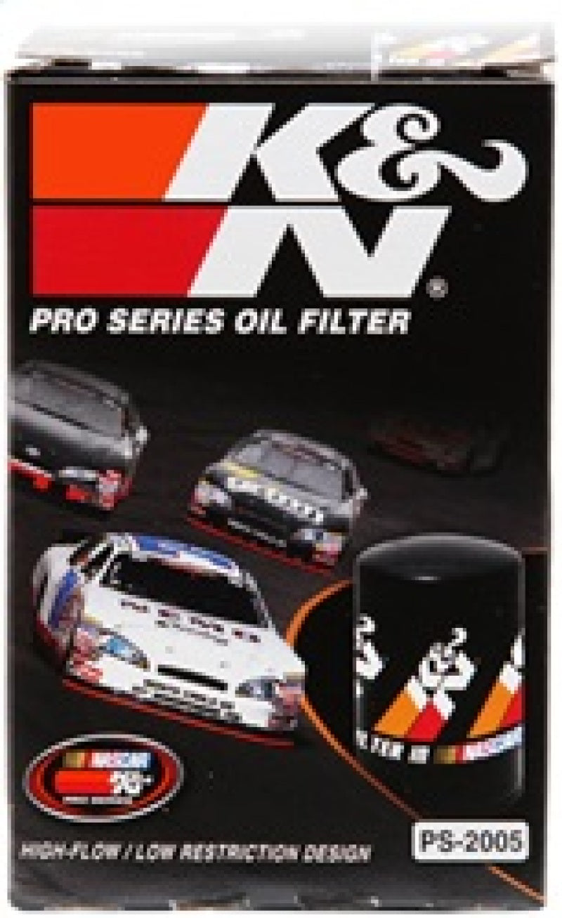 K&N Oil Filter for Nissan/Ford/Toyota/Audi/Chevy/Subary/VW/Porsche/BMW 3in OD x 5.063in H PS-2005