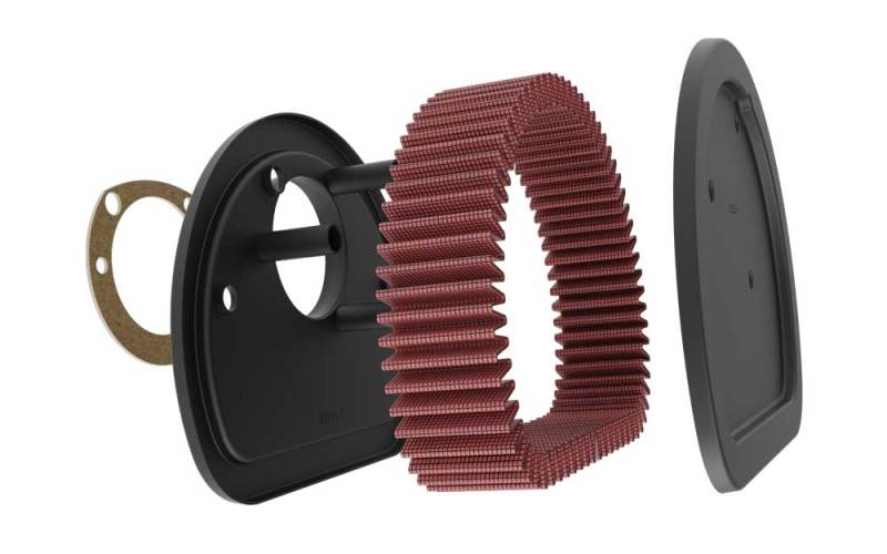 K&N Replacement Air Filter 1.625in H for Harley Davidson HD-1499