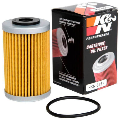 K&N 1.625in OD x 2.719in H Oil Filter KN-655