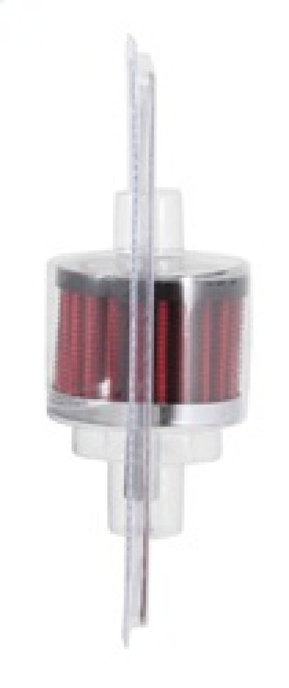K&N Steel Base Crankcase Vent Filter 0.375in Vent OD x 2in OD x 1.5in Height 62-1000