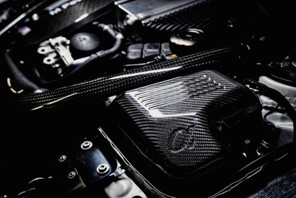 AMS Performance 15-18 BMW M3 / 15-20 BMW M4 w/ S55 3.0L Turbo Engine Carbon Fiber Intake AMS.39.08.0001-1