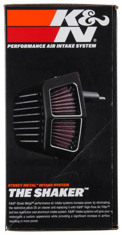 K&N Street Metal Intake System 08-16 Harley Davidson Shaker Silver H/D Touring Models RK-3951S