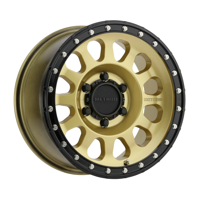 Method Race Wheels MR315 Gold with Black Lip Wheels MR31578516100